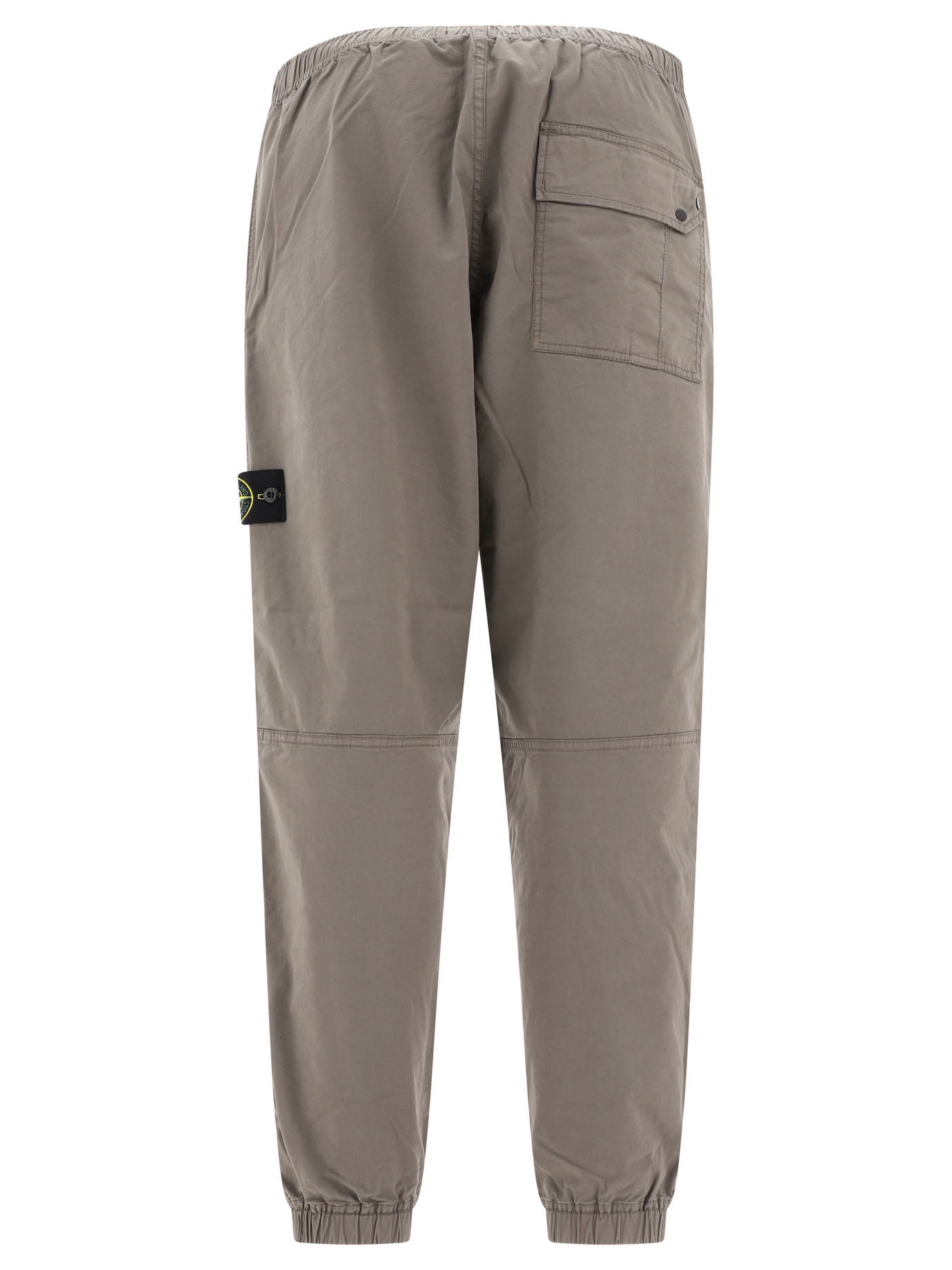 STONE ISLAND Grey Compass cargo trousers